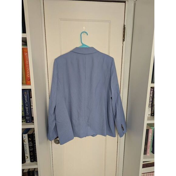 NWT J.Crew Willa Blazer in Dark Seaside Italian City Wool Blazer - Size 22 - Picture 6 of 12